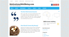 Desktop Screenshot of motivationalwellbeing.com